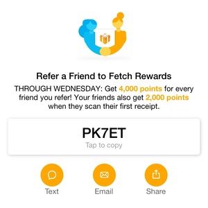 FETCH REWARDS REFERRAL! PLEASE DO NOT BUY!!!